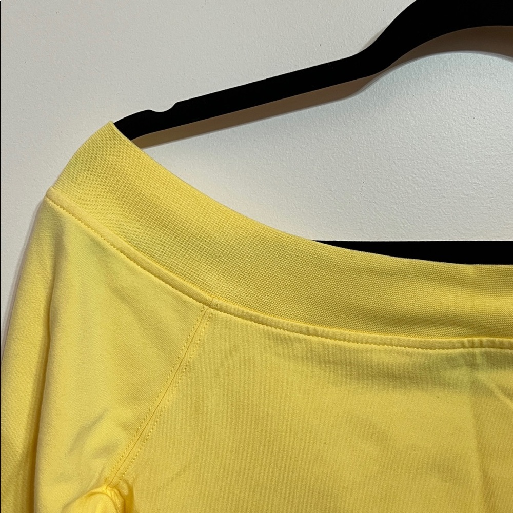 Boston Proper Yellow Off-Shoulder Blouse. NWOT. Size S - Picture 6 of 7